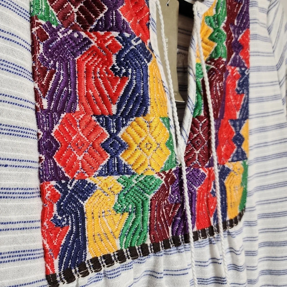 NWT J. Crew Embroidered Stripe Tunic. Women's size XXS - Picture 2 of 13